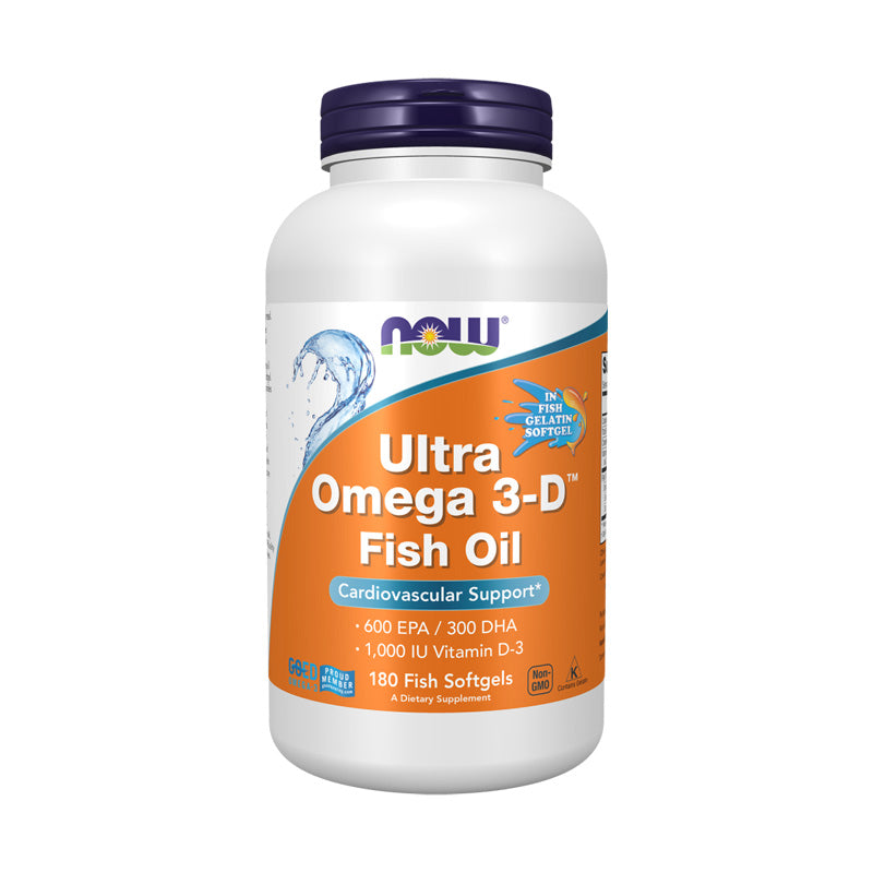 Now Omega-3 Fish Oil 200 softgels