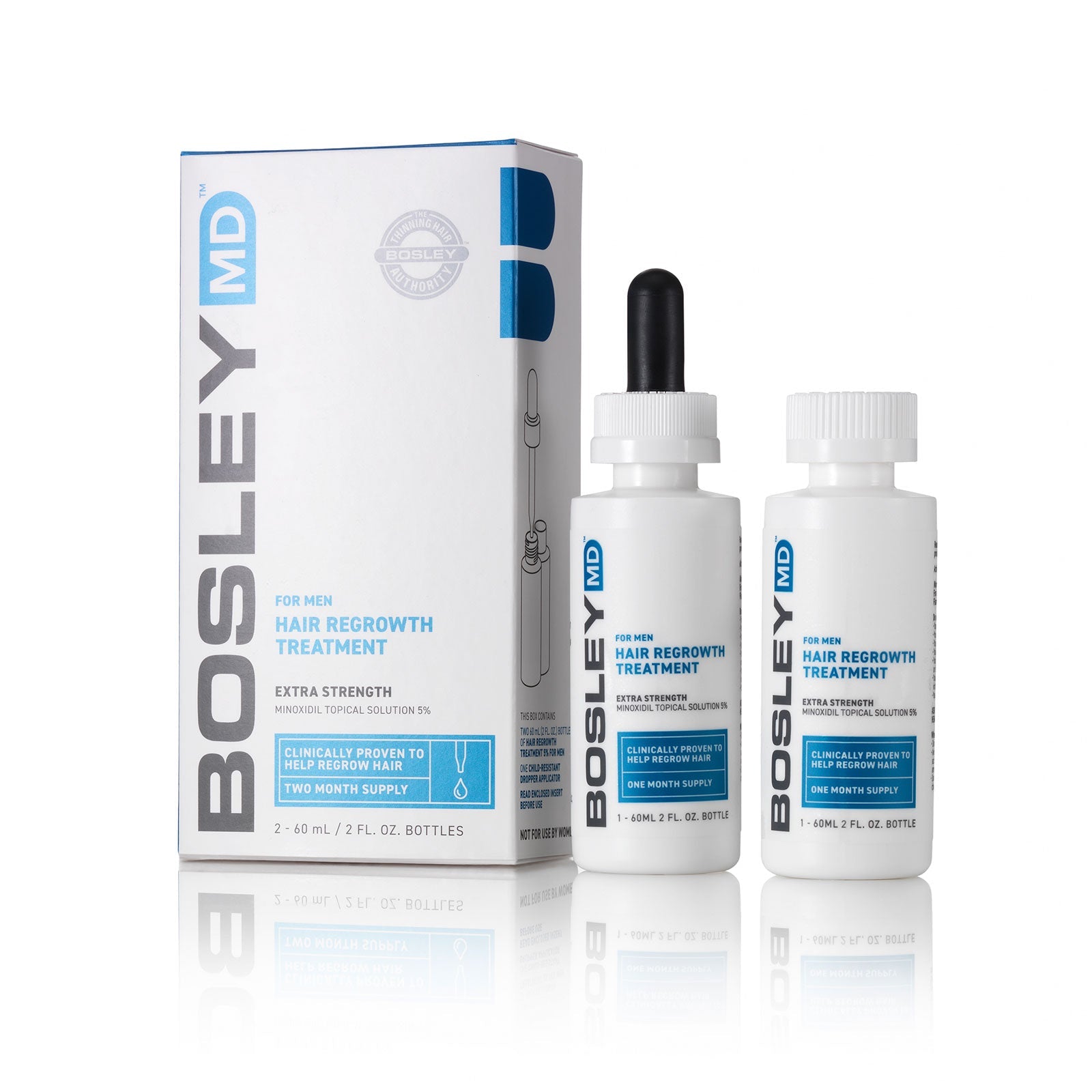 Bosley MD For Men Hair Regrowth Treatment Solución 2-60ml