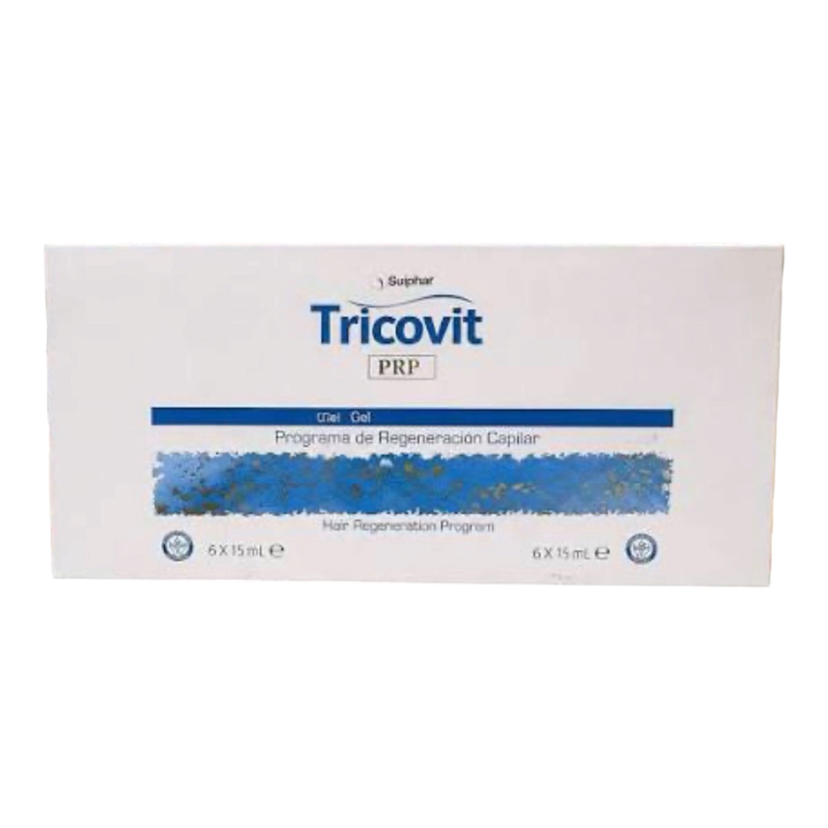 Suiphar Tricovit PRP Programa de Regeneración Capilar 6X15ml