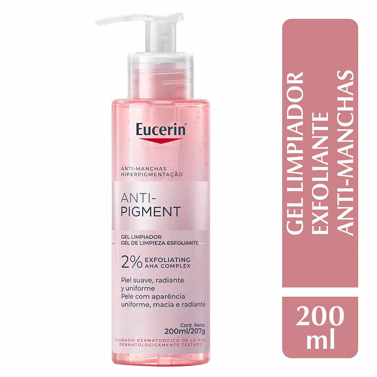 Eucerin Anti-pigment 200ml gel limpiador exfoliante