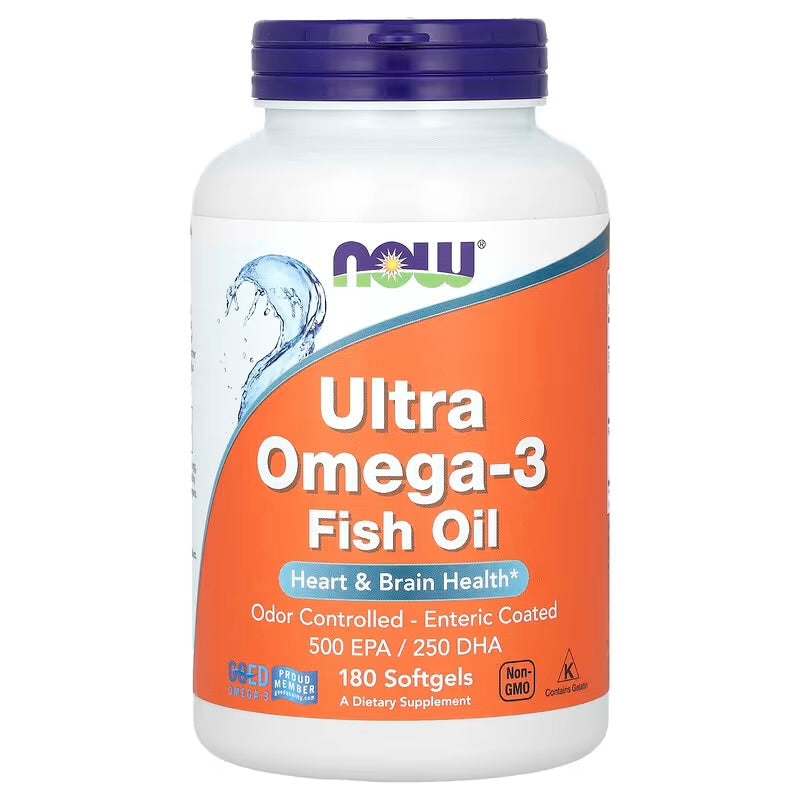 Now Omega-3 Fish Oil 180 softgels