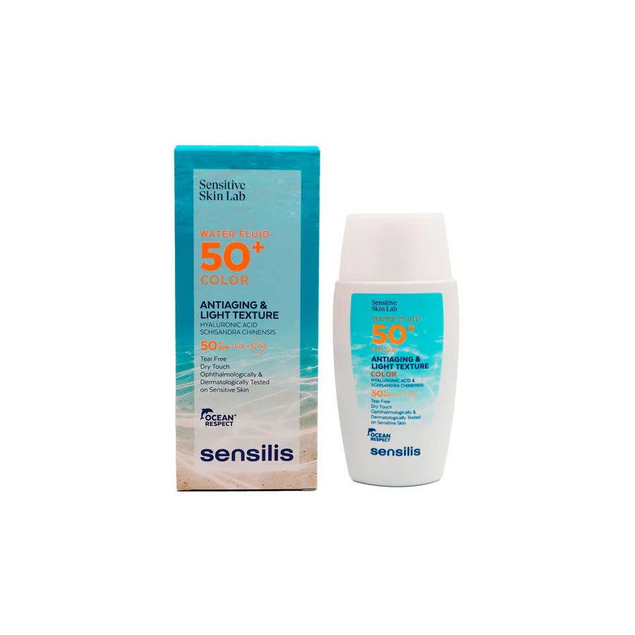 Sensilis Fotoprotector Water Fluid Spf 50+ con color 40ml