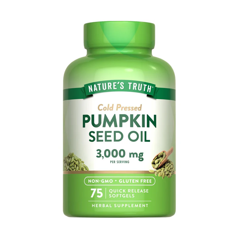 Nature’S Truth Pumpkin Seed Oil 3000mg 75C