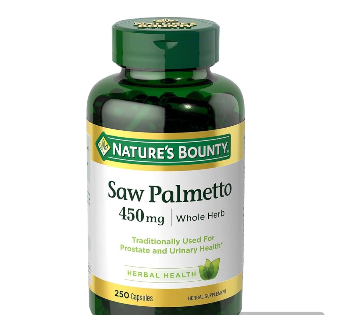 Nature’s Bounty Saw Palmetto 450mg TAB