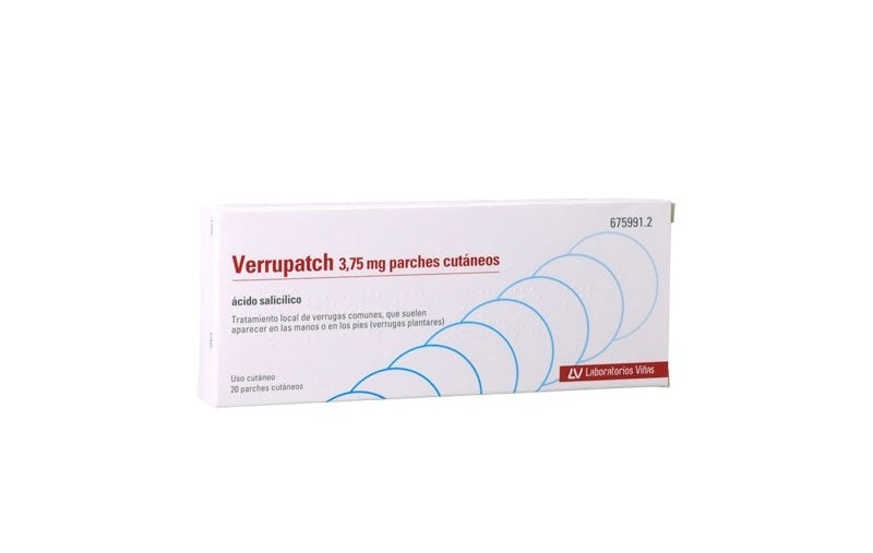 LV Verrupatch 3,75 mg parches cutáneos LV x20 parches
